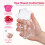 4Pcs Creative Transparent Bear Cocktail Glasses for Bar Restaurant Use 7