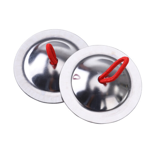 3Pcs Multi Color Mini Finger Cymbals Durable for Kids 1