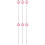 6Pcs Stainless Steel Cake Tester Multi-Color Baking Tool Durable Grip 6