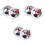 3Pcs Multi Color Mini Finger Cymbals Durable for Kids 4