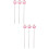 6Pcs Stainless Steel Cake Tester Multi-Color Baking Tool Durable Grip 8