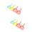 8Pcs Cat Litter Scoop Plastic Pet Long Handle Assorted Colors 7