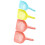 8Pcs Cat Litter Scoop Plastic Pet Long Handle Assorted Colors 9
