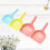 8Pcs Cat Litter Scoop Plastic Pet Long Handle Assorted Colors 11