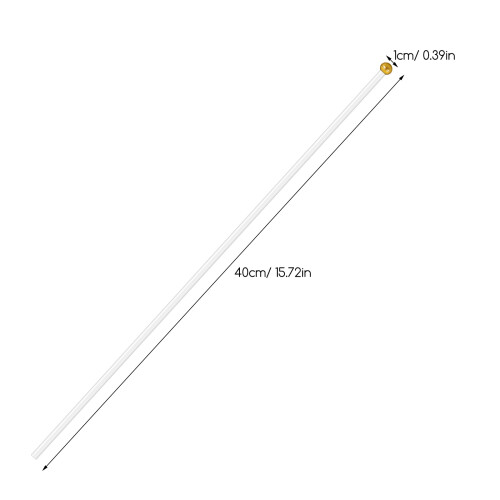 150Pcs Delicate Plastic Flagpoles for Decorative Handheld Flag Use 2
