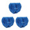 3Pcs Blue Polyester Cat Muzzle Portable Multi-Function Breathable Mesh 7