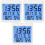 3Pcs Backlight Hygrometer White Digital Thermometer Alarm Clock Home 4