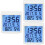 3Pcs Backlight Hygrometer White Digital Thermometer Alarm Clock Home 6