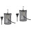 2Pcs Black Reptile Tank Lamp Cover Durable Heating Lamp Protector 4