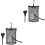 2Pcs Black Reptile Tank Lamp Cover Durable Heating Lamp Protector 5