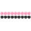 18Pcs Double-Sided Foldable Portable Makeup Mirrors Assorted Colors 3