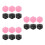 18Pcs Double-Sided Foldable Portable Makeup Mirrors Assorted Colors 4