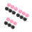 18Pcs Double-Sided Foldable Portable Makeup Mirrors Assorted Colors 5