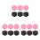18Pcs Double-Sided Foldable Portable Makeup Mirrors Assorted Colors 7
