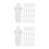 2Sets Lightweight Telescopic Shutter Repair Pins White Louvers Staples 4