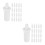 2Sets Lightweight Telescopic Shutter Repair Pins White Louvers Staples 5