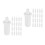 2Sets Lightweight Telescopic Shutter Repair Pins White Louvers Staples 7