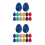 30Pcs Assorted Color Egg Shaker Toy Percussion Instrument for Children 5