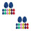 30Pcs Assorted Color Egg Shaker Toy Percussion Instrument for Children 6