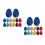 30Pcs Assorted Color Egg Shaker Toy Percussion Instrument for Children 8