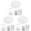 3Sets Fruit Vegetable Masks Maker White DIY Skin Care Mask Making Tool 3