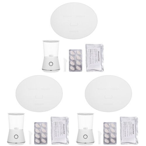 3Sets Fruit Vegetable Masks Maker White DIY Skin Care Mask Making Tool 2