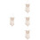 4Pcs Woven Macrame Tapestry Ivory Bohemian Hanging Decor for 5