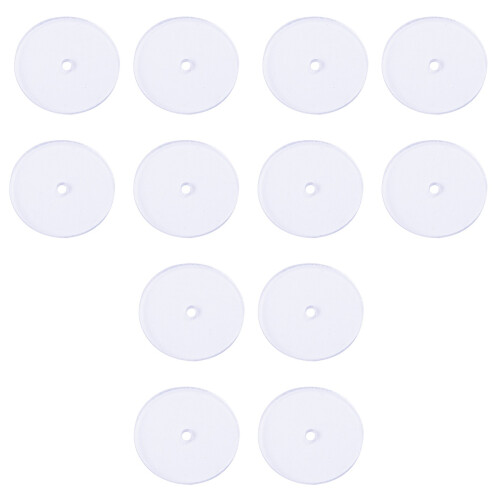 240Pcs Clear Plastic Earring Backs for Studs Durable Safe DIY Use 1