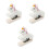 3Pcs Portable Manual Wooden Stapler White Mini Stapling Stationery 3
