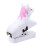 3Pcs Portable Manual Wooden Stapler White Mini Stapling Stationery 9