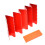 30Pcs Red Folding Camping Windscreen for Stove Durable Aluminum Oxide 10