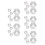 30Pcs Cat Fountain Replacement Filters White Plastic High Efficiency 5