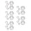 30Pcs Cat Fountain Replacement Filters White Plastic High Efficiency 9
