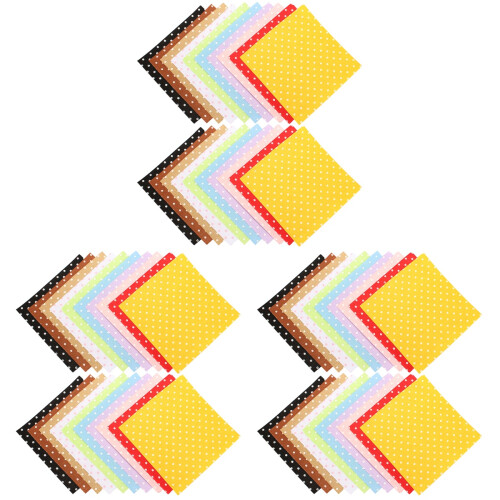 60Pcs Durable Nonwoven Fabric Felt Chips Assorted Colors DIY Craft 1