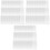 90Pcs Transparent Reusable Book Covers Thick Plastic Protective Sleeve 5