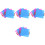 16St Kindvriendelijk Geoboard Plastic Educatieve Speelplaat 8