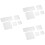 15Pcs Acrylic Handle Blocks with High Transparency for Seal Craft 6