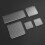 15Pcs Acrylic Handle Blocks with High Transparency for Seal Craft 11