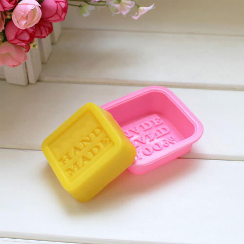 50Pcs Pink Silicone Soap Molds for Handmade DIY Baking and Soap Making 2