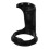 3Pcs Razor Rack Shaving Brush Stand Black Plastic Storage Organizer 3