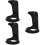 3Pcs Razor Rack Shaving Brush Stand Black Plastic Storage Organizer 9