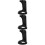 3Pcs Razor Rack Shaving Brush Stand Black Plastic Storage Organizer 10
