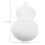 20Pcs Unpainted Paper Gourds DIY Drawing Accessories 10