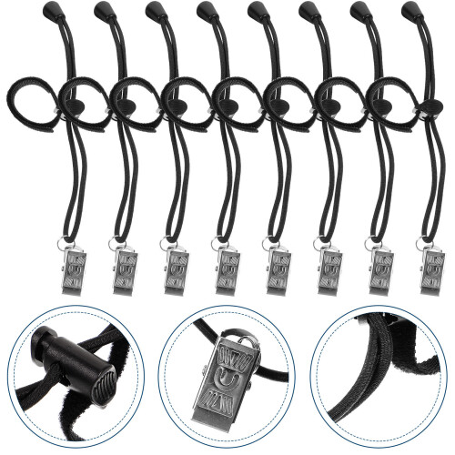 64Pcs Durable Photography Backdrop Clips Black for Easy Cloth Fixing 2
