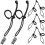 64Pcs Durable Photography Backdrop Clips Black for Easy Cloth Fixing 10