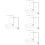 4Sets Silver Aquarium Light Rack Adjustable Aluminum Hanging Bracket 11
