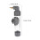 4Pcs Bird Cage Hanging Water Container Grey Water Feeder for Parrots 2
