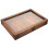 2Pcs Compact Brown Wooden Specimen Storage Boxes with Transparent Lid 7