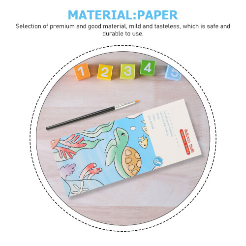 5Sets Water Painting Book for Toddlers Thick Paper Creative Learning 2