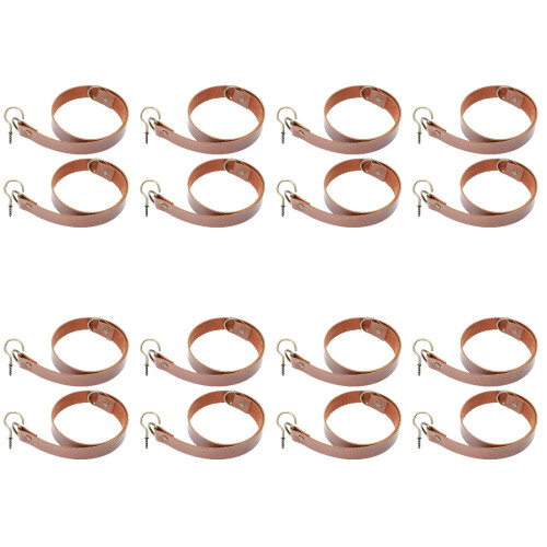 16Sets Curtain Buckles Coffee Curtain Fixing Straps 2